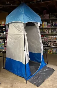 Quest Serie Rec Tenda Doccia con Custodia, Blu, Abbronzatura Spray 4'x4'x7' Nuova - Foto 1 di 6