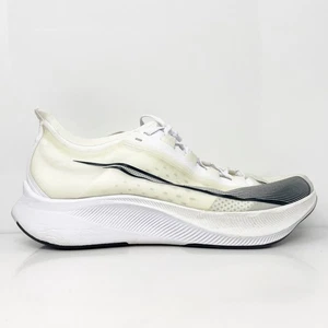 Nike Mens Zoom Fly 3 AT8240-100 White Running Shoes Sneakers Size 7.5 - Picture 1 of 12