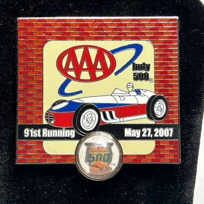 Indy 500 91st Indianapolis 500 AAA Pin May 27 2007 Limited Edition Of 2300 - Image 1 of 3