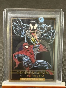 💎2024 SKYBOX MARVEL MASTERPIECES '92 BATTLE SPECTRUM SPIDER-MAN VENOM - Picture 1 of 2