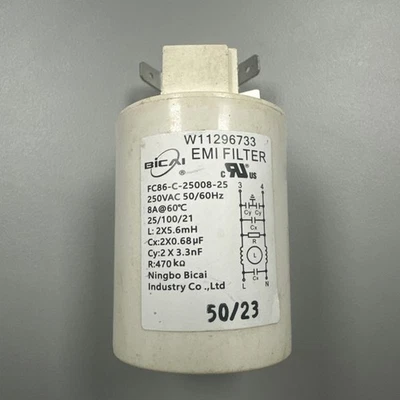 OEM Maytag Washer EMI Filter W11296733 for MVW5435PW0 Free Shipping - Image 1 of 4