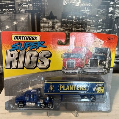 Matchbox Super Rigs Planters Tractor Trailer Truck Diecast 1996 New Mr. Peanut - Image 1 of 4