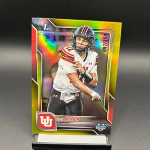 2025 Bowman Chrome U #85 Isaac Wilson Yellow /350 Utah Utes - Picture 1 of 2