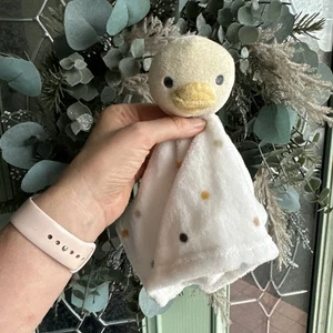 Primark Duck Yellow Plush Crinkle Comforter Blankie Blanket Soft Toy gc Chick - Picture 1 of 7