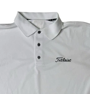 FootJoy Titleist Golf Shirt Men's XL White Golf Polo - Picture 1 of 13