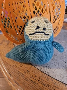 Handcrafted Crochet Star Wars Jabba the Hutt Plush Stuffed Toy  - Picture 1 of 4