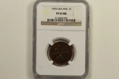 1903 Philippines 1 Centavo Proof NGC PF63RB - Image 1 of 4