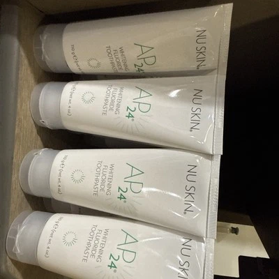 4 管 Nuskin 美白氟化物牙膏 AP24 阅读* — 第 1/2 张图片