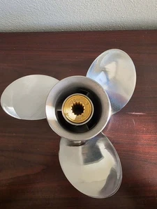 10 1/2 x 13 Outboard Boat Propeller fit Mercury 30 40 48 50 55 60 HP 13Tooth RH - Picture 1 of 3
