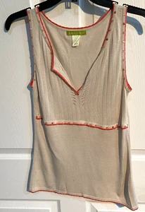 Sigrid Olsen Polyester Ribbon Knit PLLOVER Sweater SIZE Medium ~SEXY TOP~PICS - Picture 1 of 10