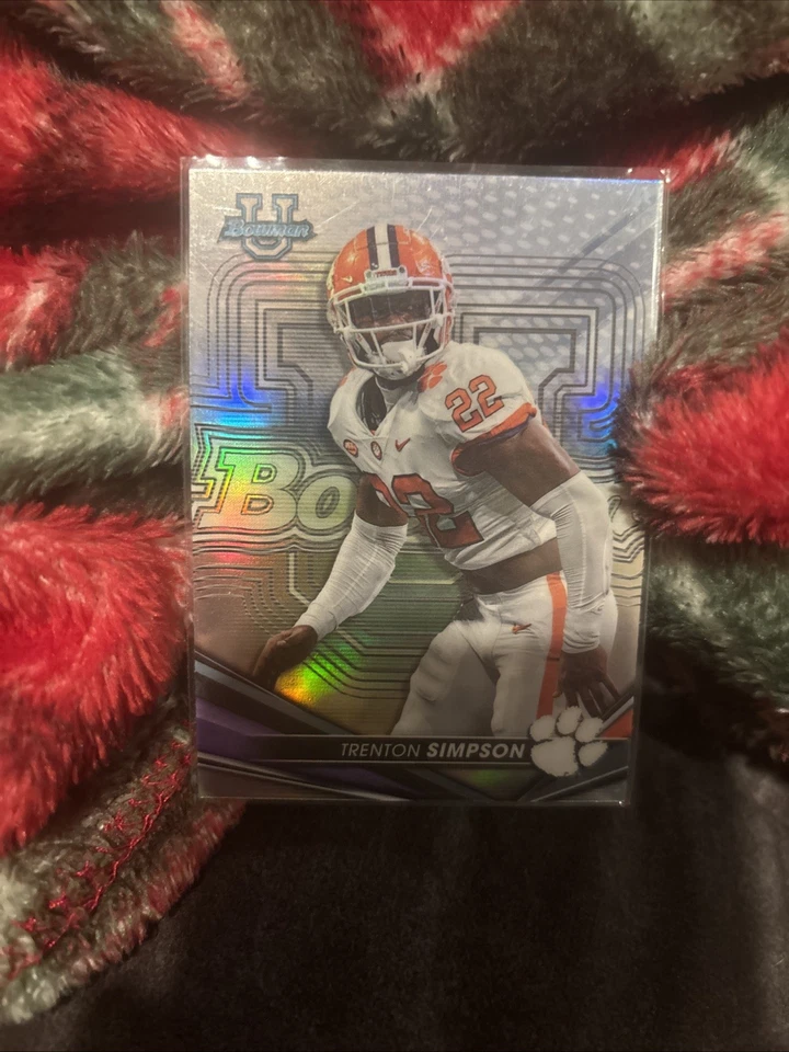 2022-23 Bowman's Best University - Trenton Simpson #34 Refractor (RC) - Image 1 of 1