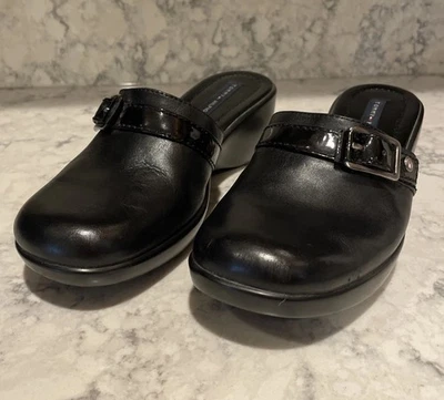 Женские черные кожаные сабо Tommy Hilfiger Allison размер 8 М - Изображение 1 из 4