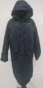 Lands End Men’s Parka Medium (38-40) Blue Hooded Heavy Winter Parka Coat - Picture 1 of 7