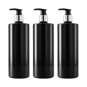 3PCS 500ml PET Empty Refillable Shampoo Lotion Bottles With Pump Dispensers - Picture 1 of 24