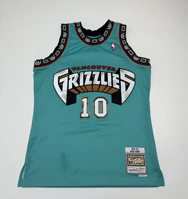 Camiseta Mitchell & Ness Vancouver Grizzlies Mike Bibby 1999-98 Throwback Swingman Foto 1 de 4