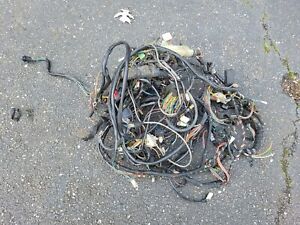 1985 BMW 635CSi (E24) partial chassis wiring harness, parts only, poor condition
