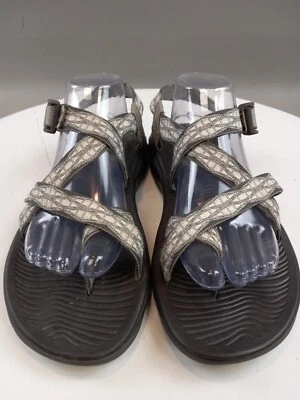 Sandálias femininas CHACO Z2 tamanho 11 marrom biqueira geométrica sapatos impermeáveis - Imagem 1 de 4