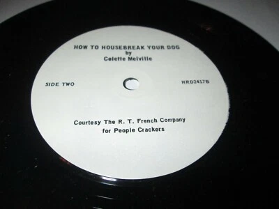 HOW TO HOUSEBREAK YOUR DOG BY COLETTE MELVILLE 45 7" NM NEAR MINT US VINYL - Image 1 of 2