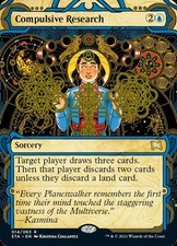MTG *Compulsive Research Etched Foil X4* (NM) Strixhaven Mystical Archive