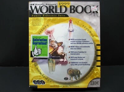World Book Family Reference Suit, PC, 3 CD-ROM's, W 95 / 98, IBM '99, Never Used - Image 1 of 4