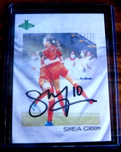 2022 PARKSIDE NWSL #9 SHEA GROOM HOUSTON SUPERSTAR AUTO LOA TO BE SUPPLIED READ - Picture 1 of 1