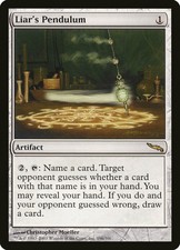 1X Liar's Pendulum - Mirrodin - FOIL EX MTG CARD