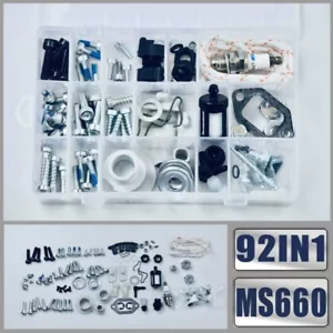 Bullone vite dado clip tenditore catena serbatoio sfiato avviamento 92IN1 kit per Stihl MS260 - Foto 1 di 1