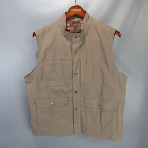 Railriders Utility Vest Outdoor Fly Fishing Pockets Plaid Flannel Lined XL - Picture 1 of 9
