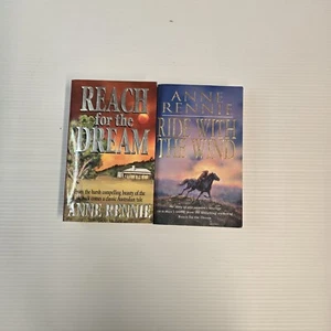 2 x Anne Rennie Books Ride With the Wind & Reach for the Dream Horses Australian - Picture 1 of 12