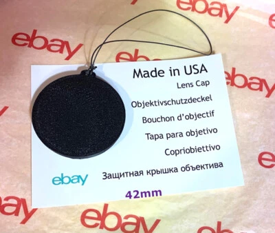 42mm SLIP-ON PUSH-UP Lens Cap to Camera with 42mm outside diameter applications - Image 1 of 4