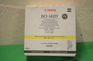 Canon BCI-1421Y Yellow 1421 Y Genuine Original W8200 330ml Date 2010 - Picture 1 of 1