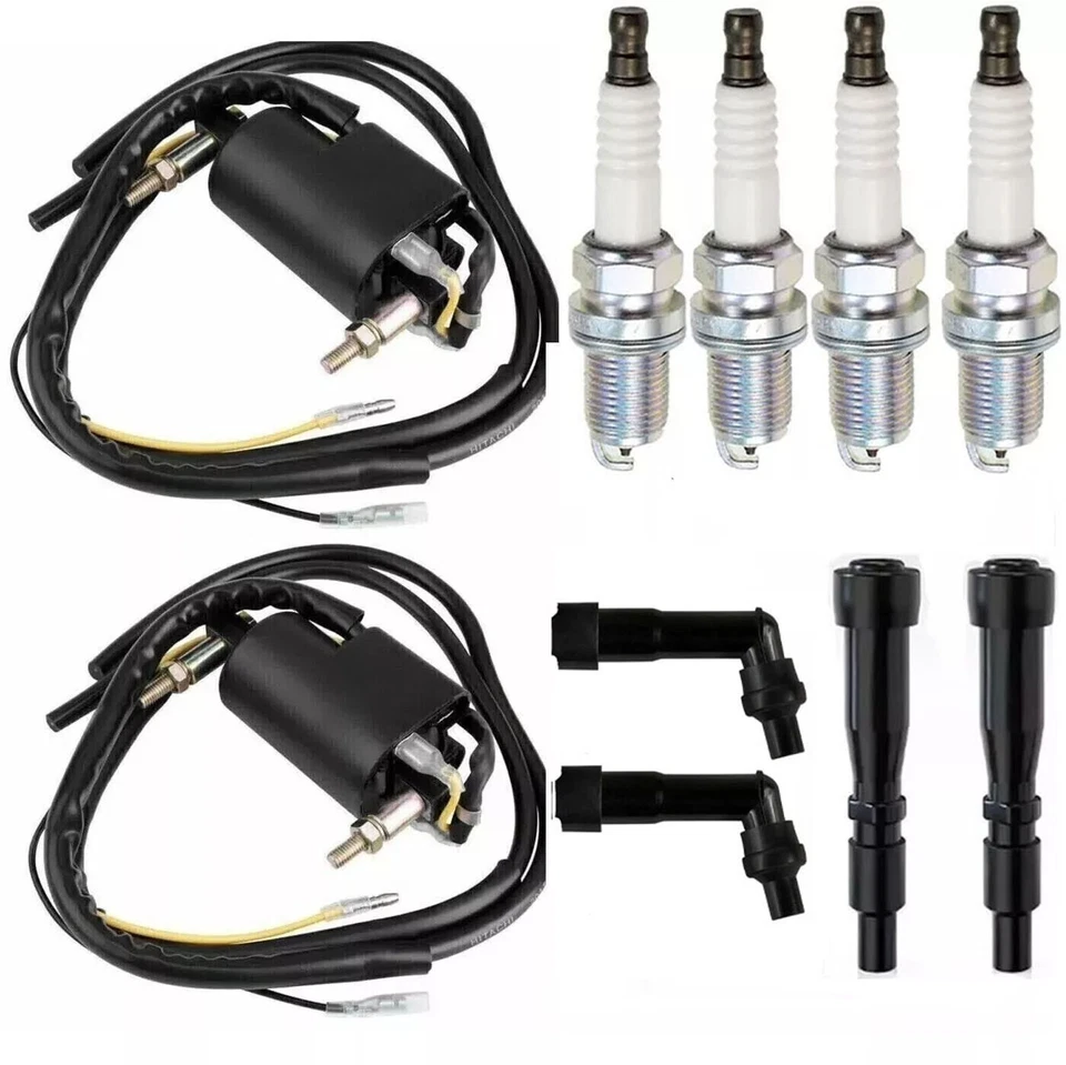 2x Tapa de bujía de bobina de encendido para Yamaha YZF 750 R 1994 Foto 1 de 4