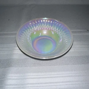 1 Bundesglas Moonglow Diamantspitze schillernde Schüsseln 4 3/4" Menge Geschirr - Bild 1 von 1