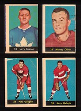 1960-61 OLIVER #22 MELNYK #28 GOEGAN #34 61-62 KEENAN #13 Parkhurst Hockey Cards