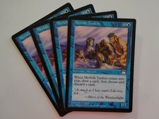 MTG 4x Merfolk Traders Weatherlight NM