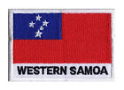Patch écusson pays à coudre patche drapeau SAMOA 70 x 45 mm brodé
