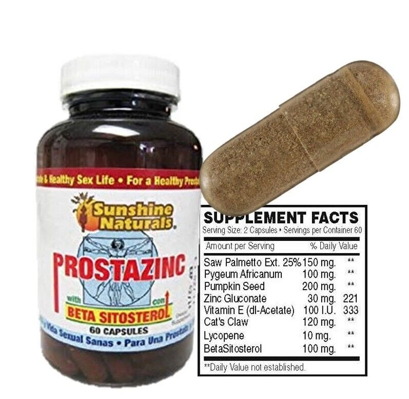4Xprostazinc Prostate Natural Health Supplement, Prostate Support Healthy Living - Image 1 of 1
