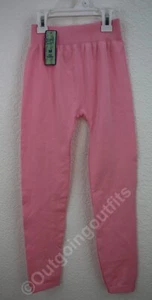 NEW Jire Sports Girl's Pink Leggings Size M - Picture 1 of 4