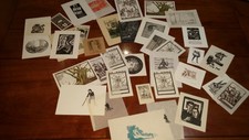LOTTO EX LIBRIS ANTICHI ALCUNI AUTOGRAFI SOME SIGNED