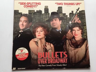 Bullets Over Broadway (1995 Miramax) Woody Allen PRE-OWNED LASERDISC - Imagem 1 de 3