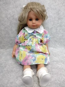 VINTAGE 1989 Lissi Doll Pastel Party Dress Walterschausen Germany Vinyl Cloth - Picture 1 of 9