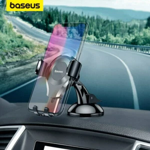 Baseus 360° Rotatable In Car Suction Phone Holder Dashboard Windscreen Mount UK - Picture 1 of 10