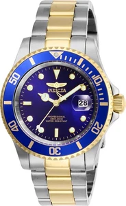 Invicta Men's 40mm PRO DIVER Quartz  Two Tone Stainless Steel 200m DATE Watch - Picture 1 of 1