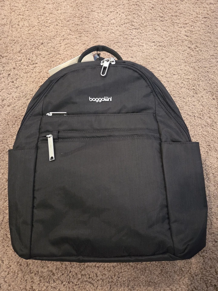 baggallini Backpack Black Travel Anti-theft List