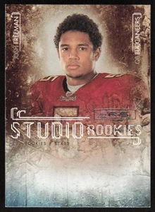 2009 Donruss Rookies & Stars Studio Rookies Josh Freeman #31 Buccaneers - Picture 1 of 2