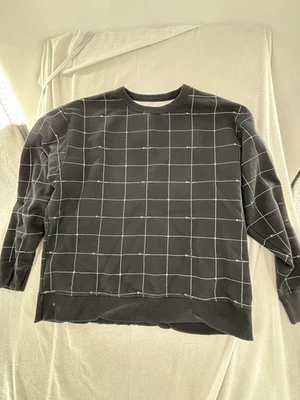 Sudadera Champion para hombre talla XL ropa deportiva negra blanca rayas en bloque Foto 1 de 4