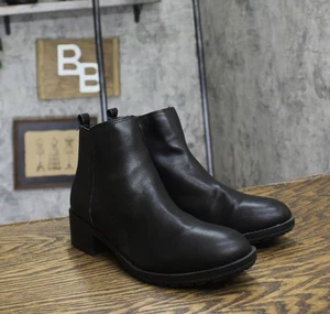 Style & Co. Womens Garnerr Lug Ankle Boots 10019686900 Black 8M - Picture 1 of 10