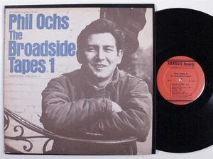 PHIL OCHS The Broadside Tapes 1 FOLKWAYS LP with insert i - Picture 1 of 3