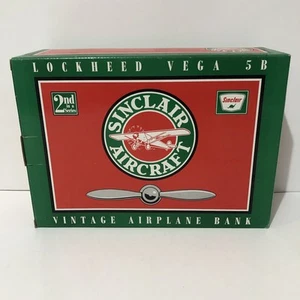 Sinclair Lockheed Vega 5B Vintage Airplane Bank, Liberty Classics/Spec Cast, NIB - Picture 1 of 9