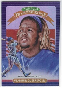 2020 Donruss Season Stat Line #14 Vladimir Guerrero Jr. DK 89/126 Diamond Kings - Picture 1 of 1